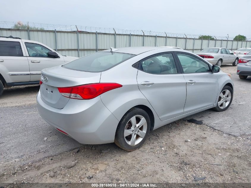 2011 Hyundai Elantra Gls VIN: 5NPDH4AE0BH005653 Lot: 39169515