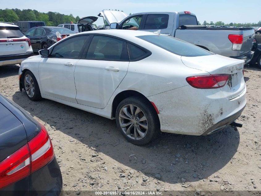 2015 Chrysler 200 S VIN: 1C3CCCDG9FN620357 Lot: 39169573