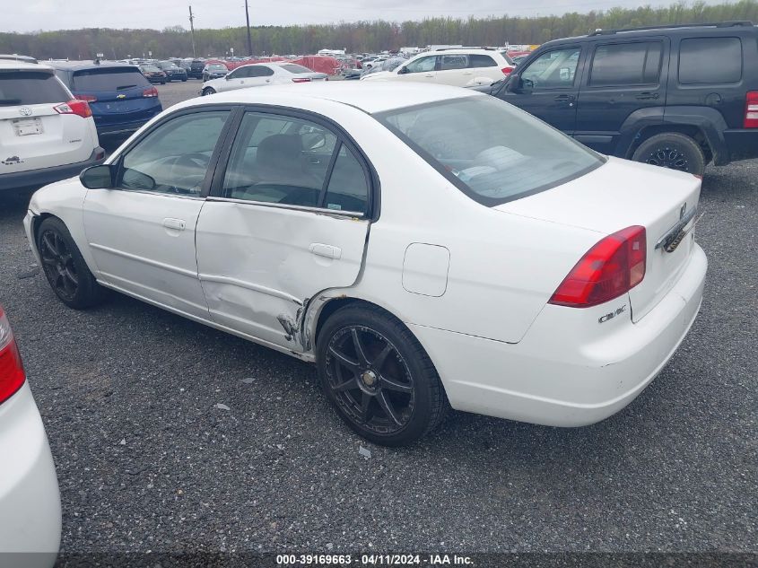 2002 Honda Civic Lx VIN: 2HGES16552H551579 Lot: 39169663