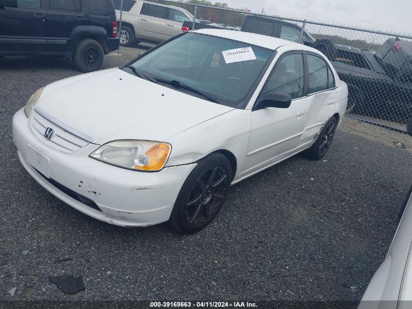 2002 Honda Civic Lx VIN: 2HGES16552H551579 Lot: 39169663