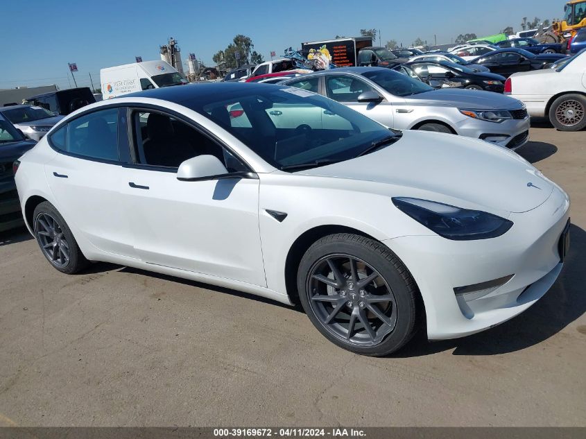 2022 TESLA MODEL 3 - 5YJ3E1EA9NF172607