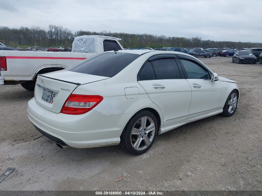 WDDGF8BB5BR139104 | 2011 MERCEDES-BENZ C 300