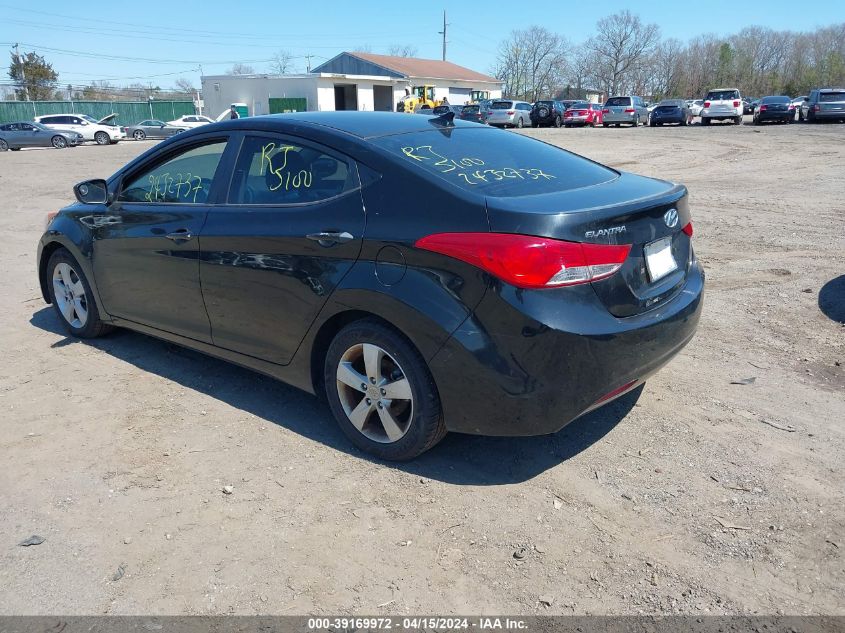 2012 Hyundai Elantra Gls VIN: 5NPDH4AE3CH112455 Lot: 39169972