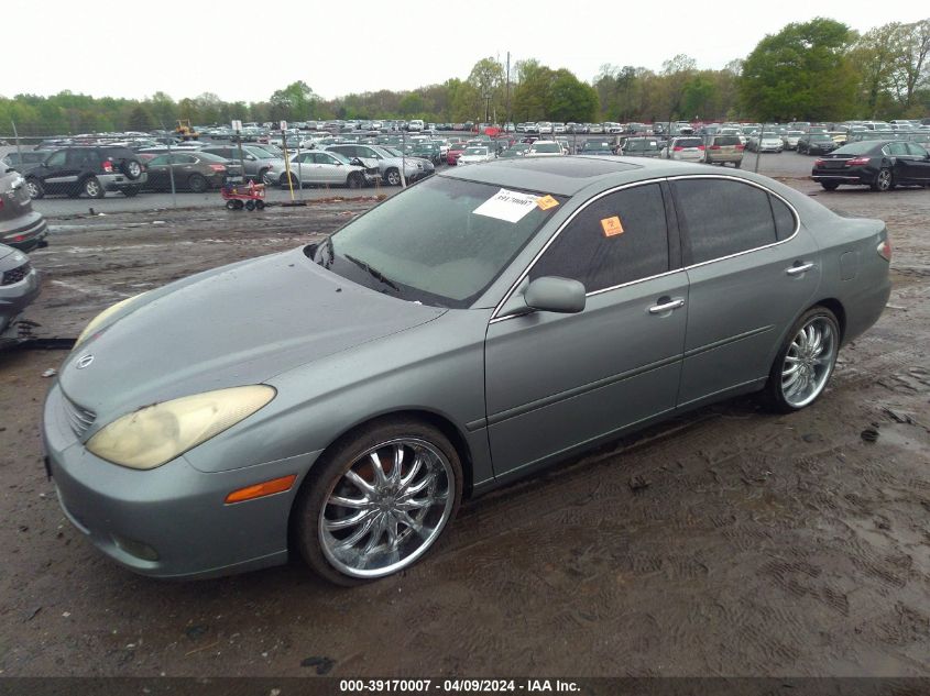 JTHBA30G345016687 | 2004 LEXUS ES 330