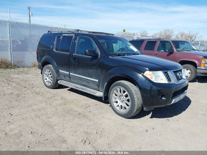 2011 Nissan Pathfinder Le VIN: 5N1AR1NB9BC609207 Lot: 39170072