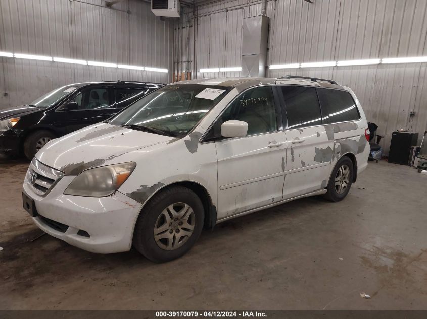 2007 Honda Odyssey Ex VIN: 5FNRL38467B057760 Lot: 39170079