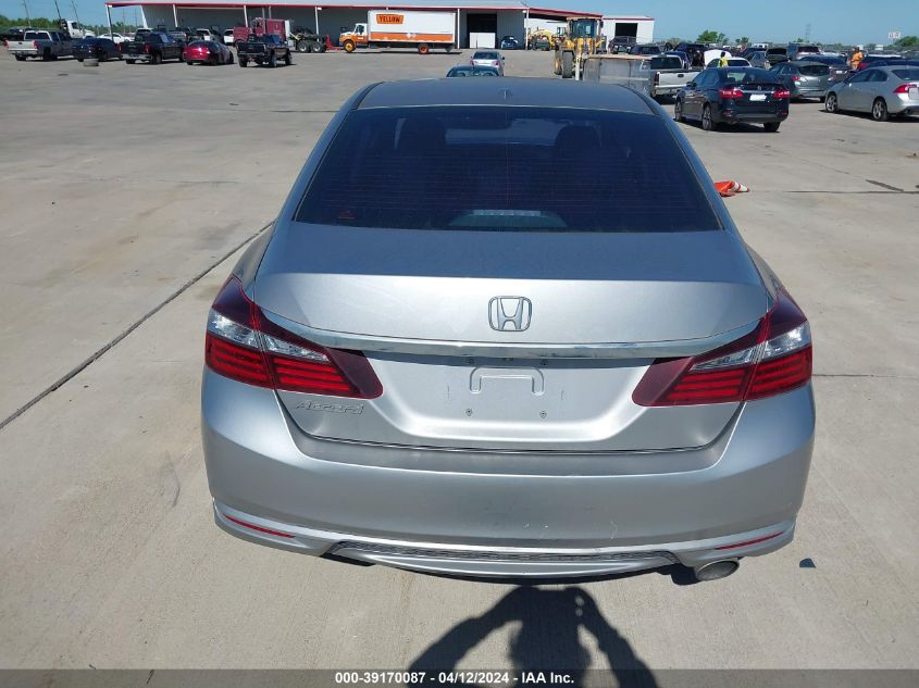 2016 Honda Accord Ex VIN: 1HGCR2F75GA055598 Lot: 39170087