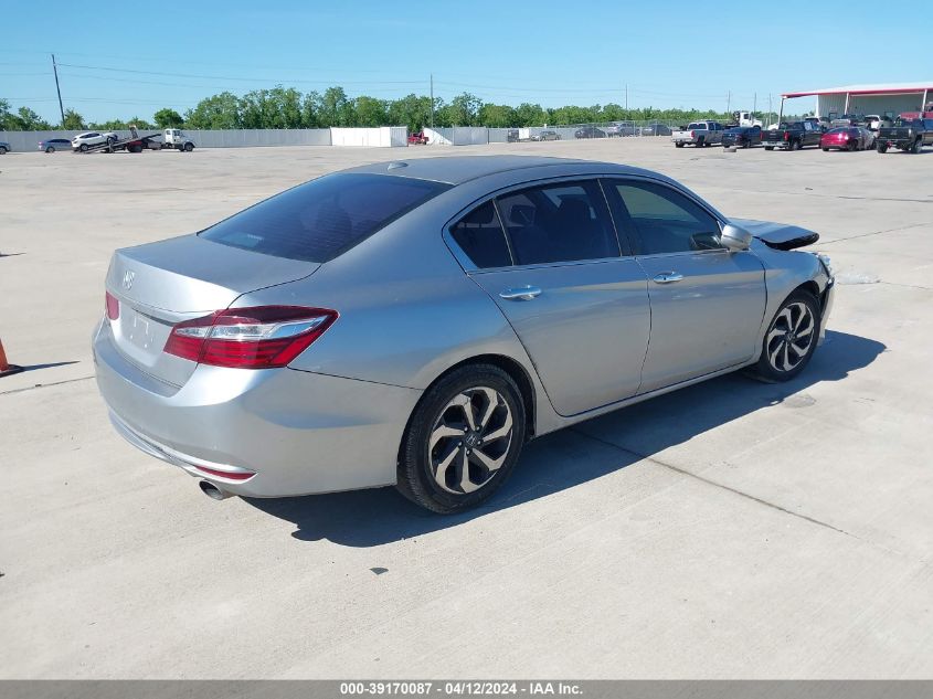 2016 Honda Accord Ex VIN: 1HGCR2F75GA055598 Lot: 39170087