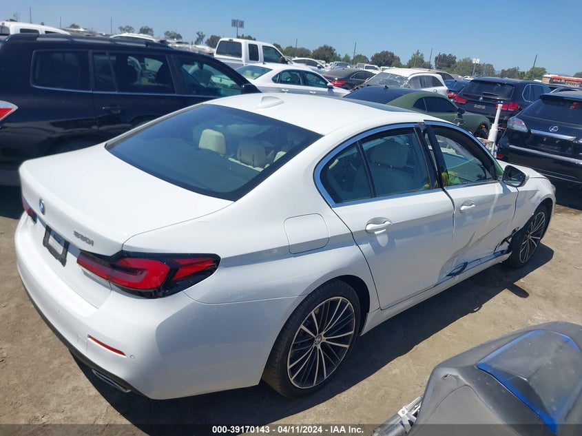 2023 BMW 530 2.0L I-4 DI, DOHC, V(VIN: WBA53BH03PCM82403
