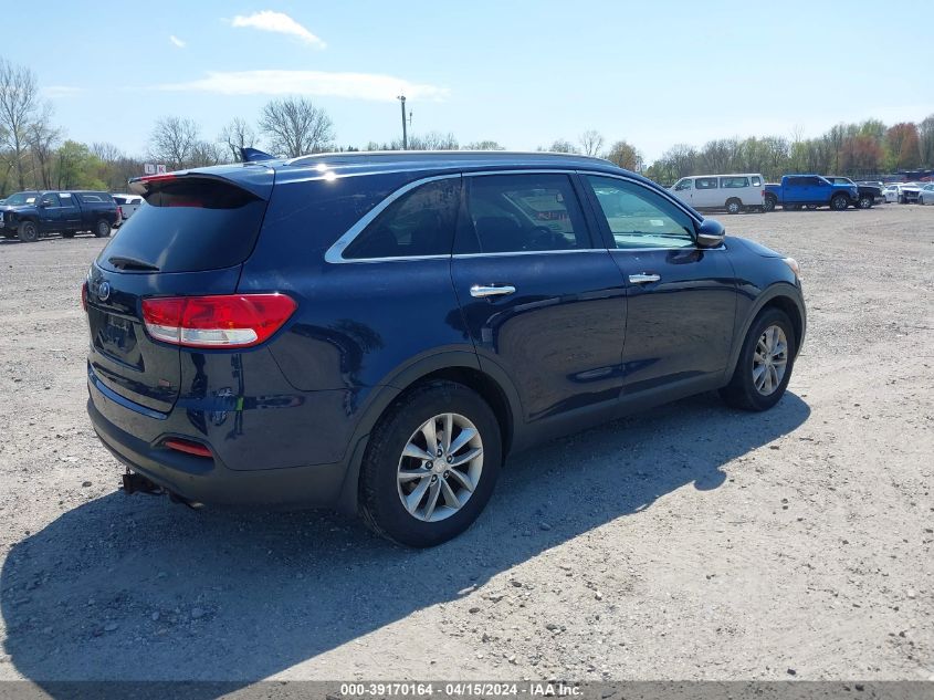 2016 Kia Sorento 2.4L Lx VIN: 5XYPG4A3XGG062617 Lot: 40578800