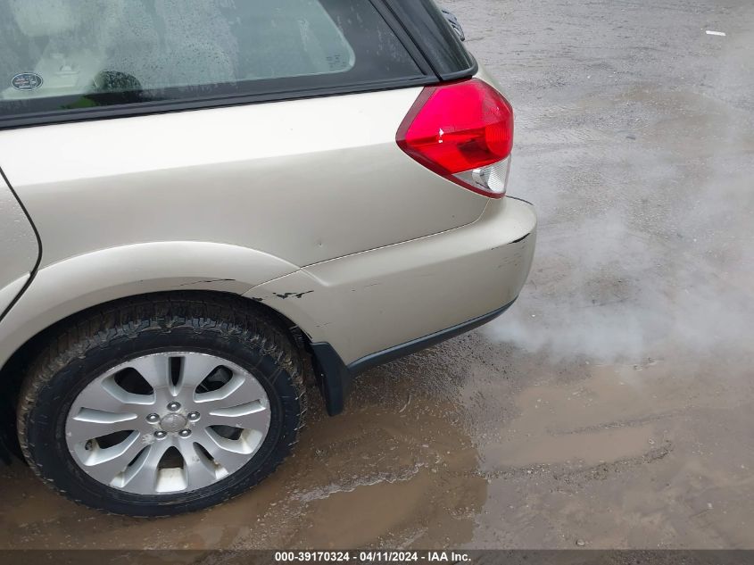 4S4BP63C486302280 | 2008 SUBARU OUTBACK