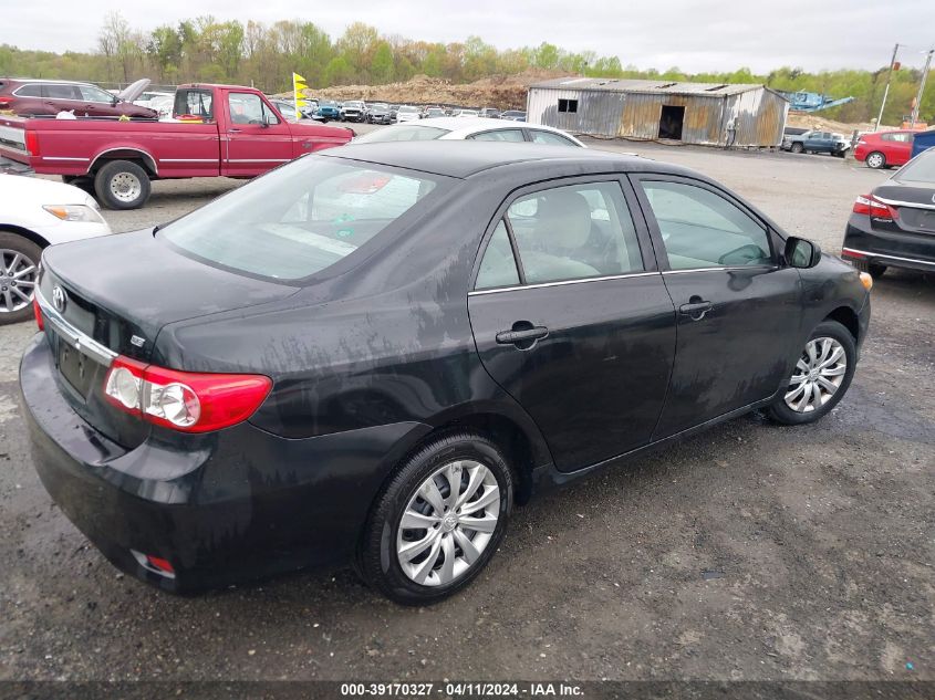 2013 Toyota Corolla Le VIN: 2T1BU4EE7DC121080 Lot: 39170327