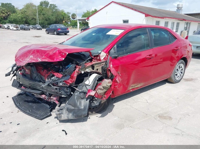 VIN 2T1BURHE2KC212408 2019 TOYOTA COROLLA LE