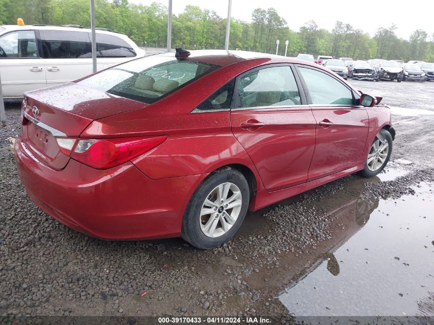 2014 Hyundai Sonata Gls VIN: 5NPEB4AC6EH948445 Lot: 39170433