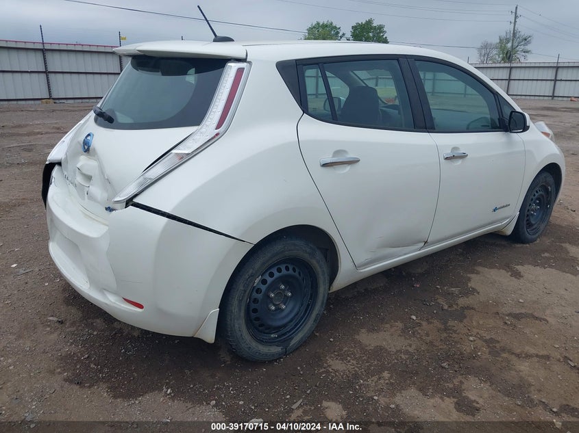 2016 Nissan Leaf S VIN: 1N4AZ0CP1GC304472 Lot: 39170715
