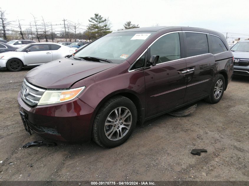 2011 Honda Odyssey Ex-L VIN: 5FNRL5H68BB046717 Lot: 40851318