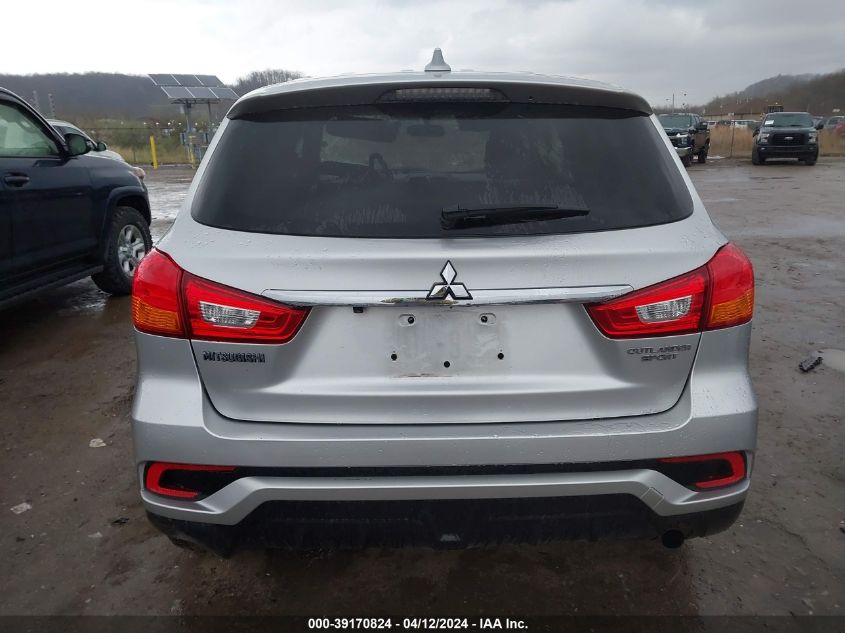 2019 Mitsubishi Outlander Sport 2.0 Es VIN: JA4AP3AU5KU034511 Lot: 39170824