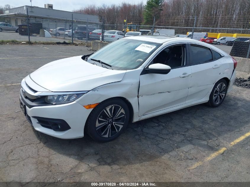 2018 Honda Civic Ex-L VIN: JHMFC1F74JX028905 Lot: 39170828