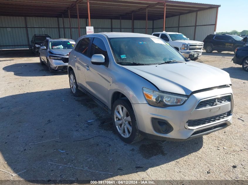 2014 Mitsubishi Outlander Sport Es VIN: 4A4AP3AU8EE016971 Lot: 40539905