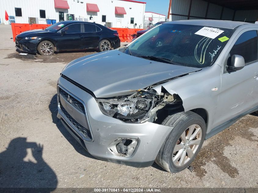 2014 Mitsubishi Outlander Sport Es VIN: 4A4AP3AU8EE016971 Lot: 40539905