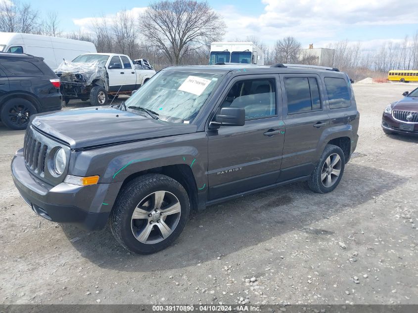 2017 Jeep Patriot High Altitude Fwd VIN: 1C4NJPFA6HD171271 Lot: 39170890