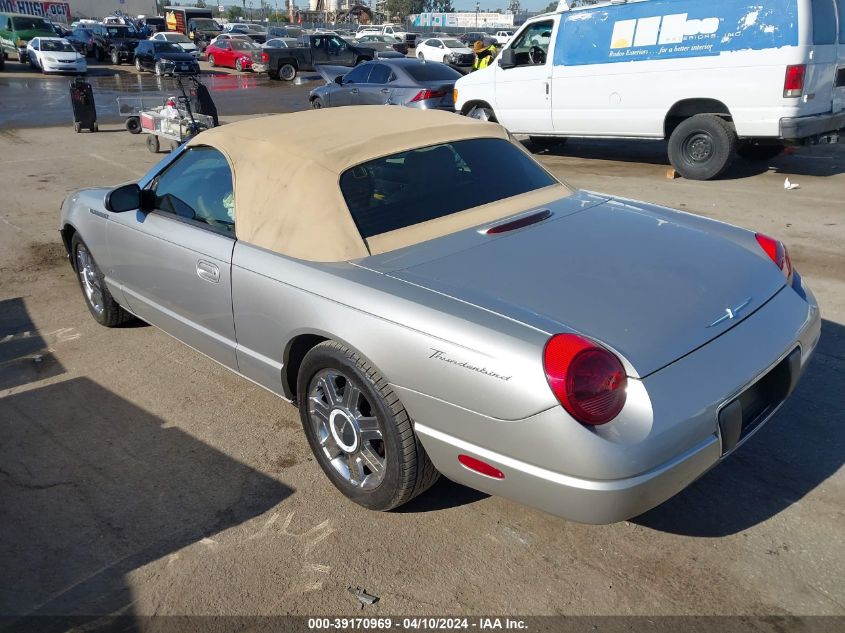 2004 Ford Thunderbird VIN: 1FAHP60AX4Y100324 Lot: 39170969