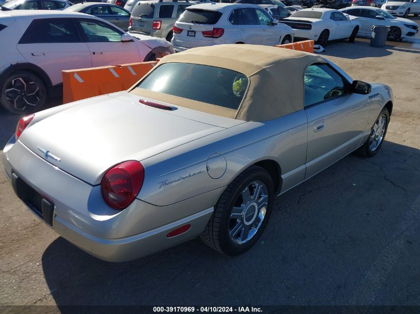 2004 Ford Thunderbird VIN: 1FAHP60AX4Y100324 Lot: 39170969