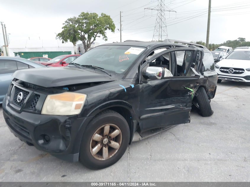 2010 Nissan Armada Se VIN: 5N1BA0NDXAN617620 Lot: 39171165