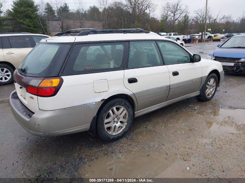 4S3BH675637661100 | 2003 SUBARU OUTBACK