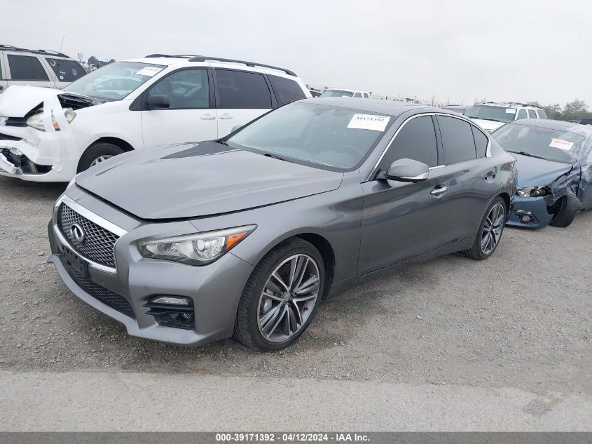 2014 Infiniti Q50 Sport VIN: JN1BV7AR2EM689784 Lot: 39171392