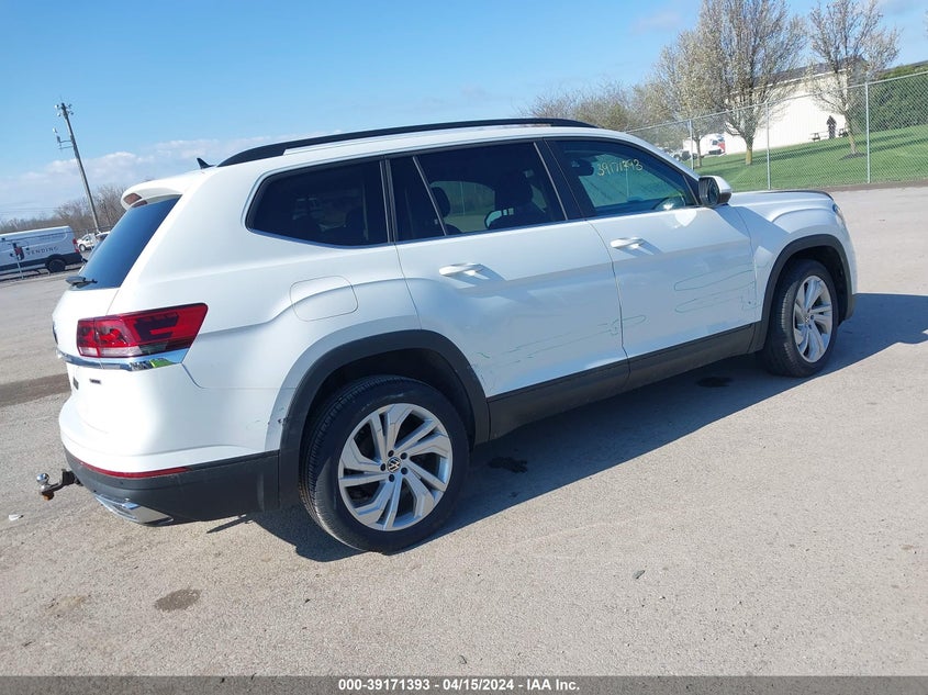 VIN 1V2HR2CA2MC534015 2021 VOLKSWAGEN ATLAS 3.6L V6 SE W/TECHNOLOGY