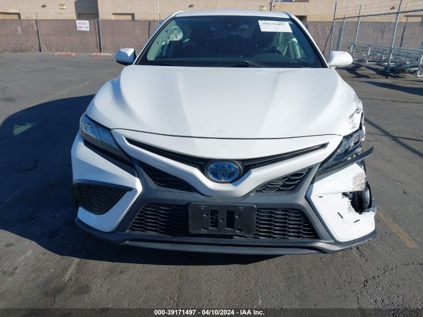 4T1G31AK2MU561550 2021 Toyota Camry Se Hybrid