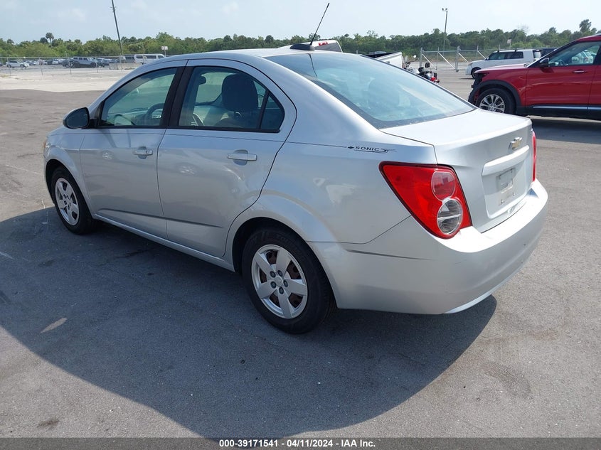 2015 CHEVROLET SONIC LS AUTO - 1G1JA5SHXF4140388