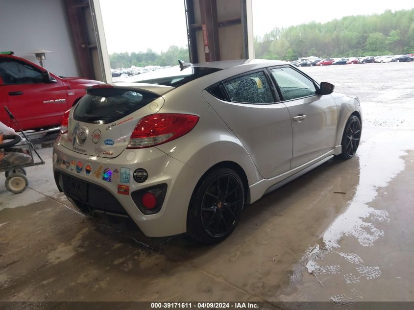 VIN KMHTC6AE9E4182410 2014 HYUNDAI VELOSTER no.4