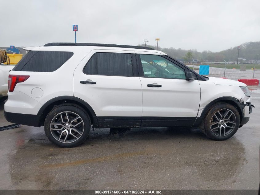 2017 Ford Explorer Sport VIN: 1FM5K8GT9HGC12781 Lot: 39171686