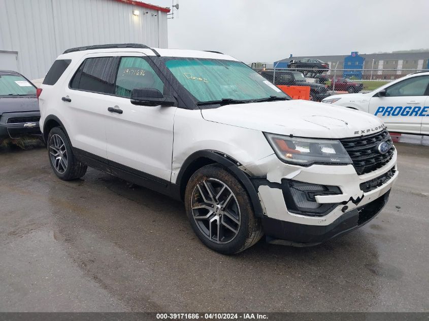 2017 Ford Explorer Sport VIN: 1FM5K8GT9HGC12781 Lot: 39171686