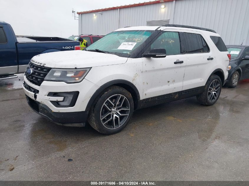 2017 Ford Explorer Sport VIN: 1FM5K8GT9HGC12781 Lot: 39171686