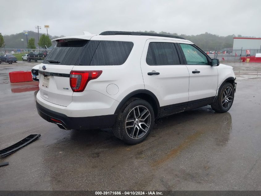 2017 Ford Explorer Sport VIN: 1FM5K8GT9HGC12781 Lot: 39171686