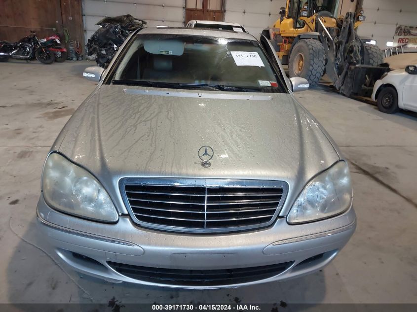 2003 Mercedes-Benz S 500 VIN: WDBNG84J93A360917 Lot: 39171730