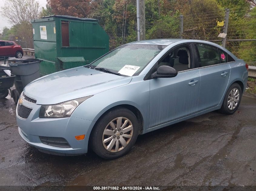 1G1PC5SH0B7296288 | 2011 CHEVROLET CRUZE