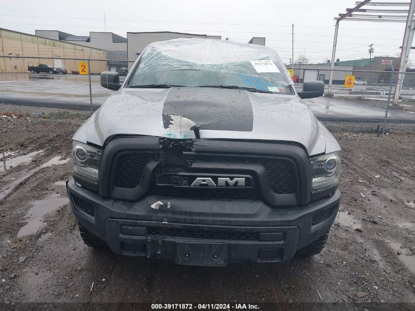 2021 Ram 1500 Classic Warlock Quad Cab 4X4 6'4 Box VIN: 1C6RR7GG9MS501754 Lot: 39171872