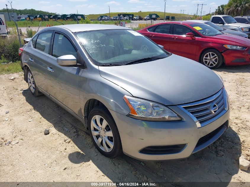 2014 NISSAN SENTRA S/SV/SR/SL - 3N1AB7AP1EY310161