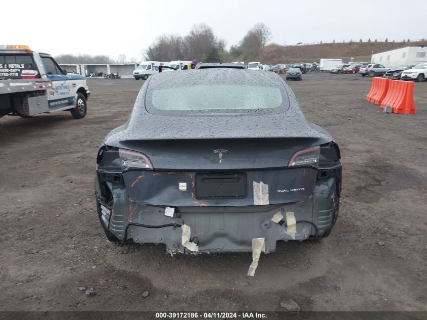 2020 Tesla Model 3 Long Range Dual Motor All-Wheel Drive VIN: 5YJ3E1EB0LF783180 Lot: 39172186