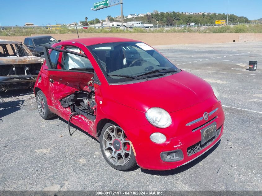 2013 Fiat 500 Sport VIN: 3C3CFFBR0DT594239 Lot: 39172197