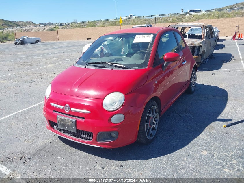 2013 Fiat 500 Sport VIN: 3C3CFFBR0DT594239 Lot: 39172197