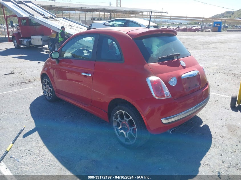 2013 Fiat 500 Sport VIN: 3C3CFFBR0DT594239 Lot: 39172197