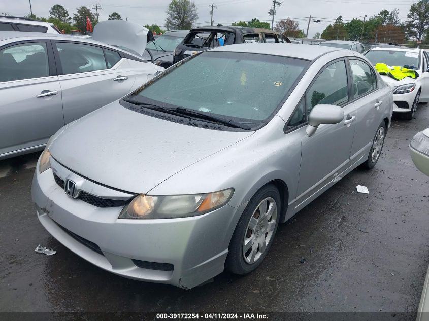 2009 Honda Civic Lx VIN: 2HGFA165X9H355512 Lot: 39172254