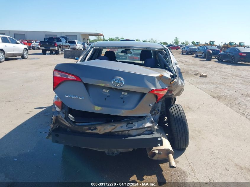 2017 Toyota Corolla Le VIN: 5YFBURHE1HP685225 Lot: 39172270