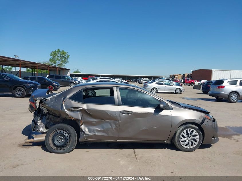 2017 Toyota Corolla Le VIN: 5YFBURHE1HP685225 Lot: 39172270