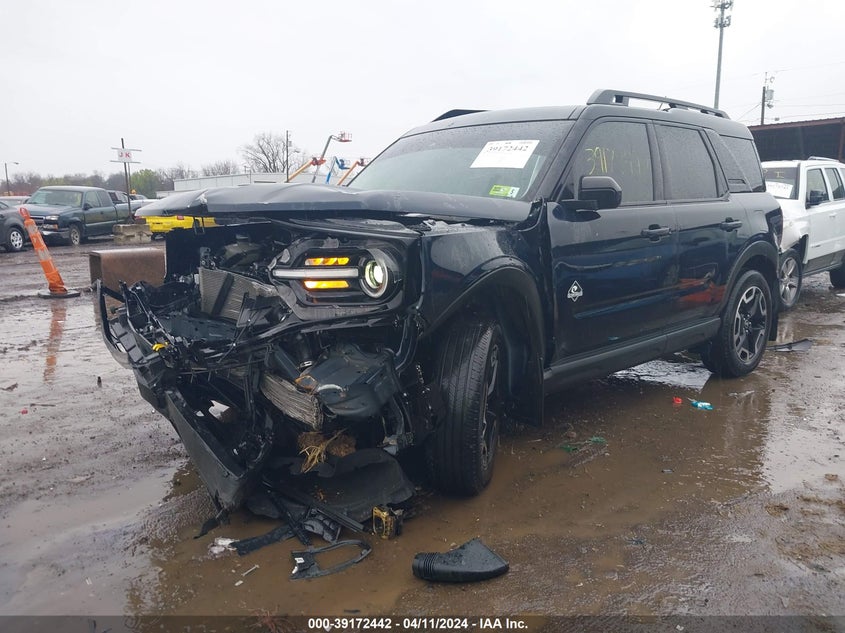 2022 Ford Bronco Sport Outer Banks VIN: 3FMCR9C62NRD45640 Lot: 39172442